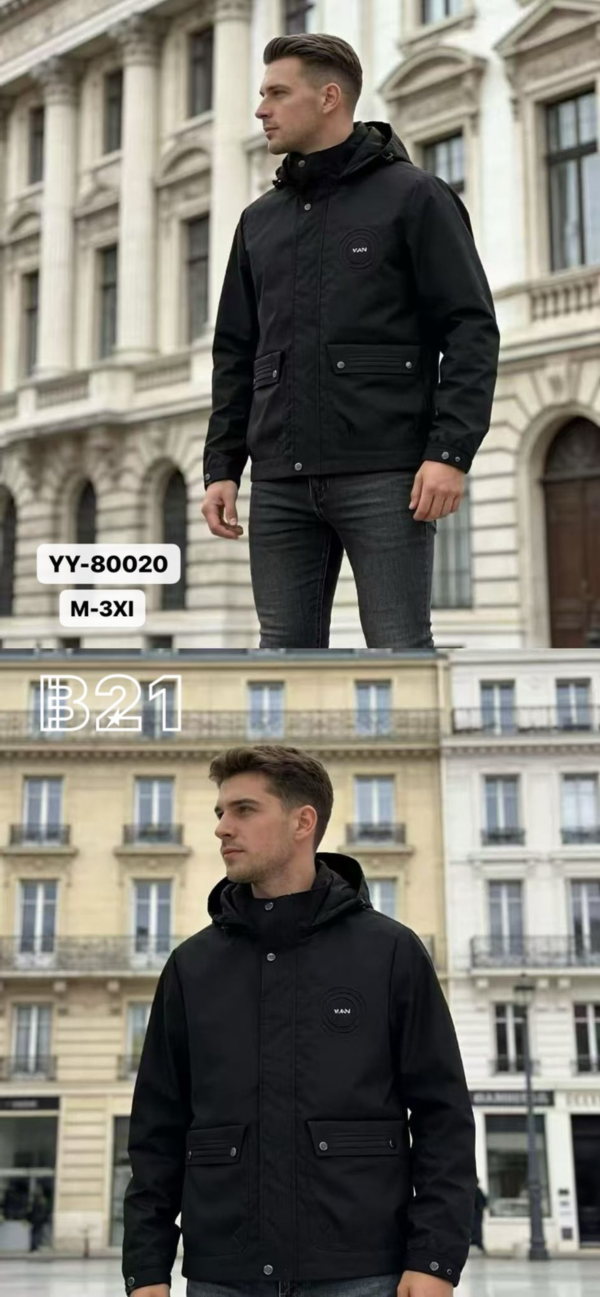 Kurtka męska cienka Roz M-3XL, 1 Kolor Paczka 5 szt